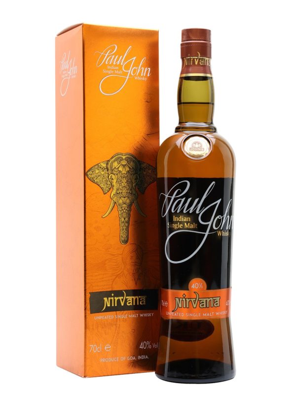 PAUL JOHN INDIAN SINGLE MALT WHISKY NIRVANA PEATED (750 ml)