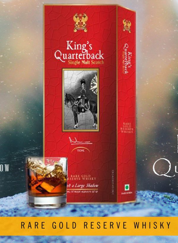 THE KING'S QUARTERBACK WHISKY (375 ml)
